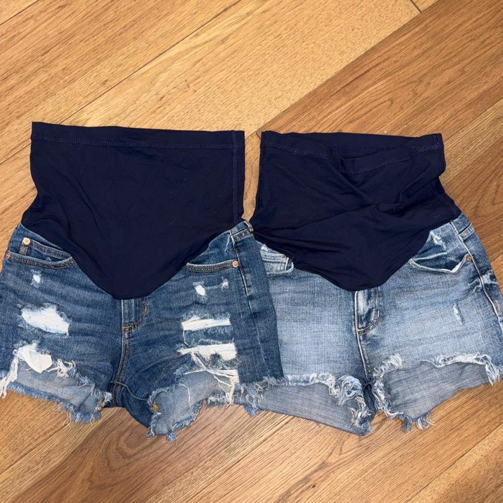 Pink Blush Maternity Shorts Bundle